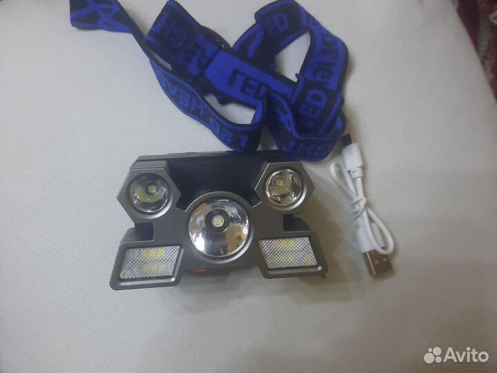 Налобный фонарь аккумуляторный