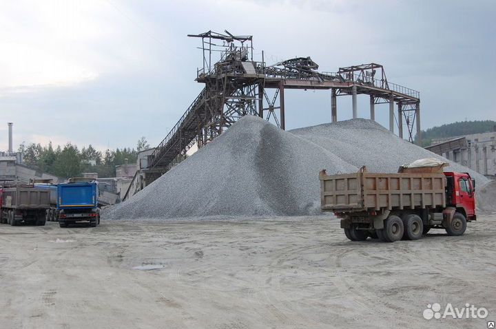 Щебень, Песок, Земля, щпс, Отсев