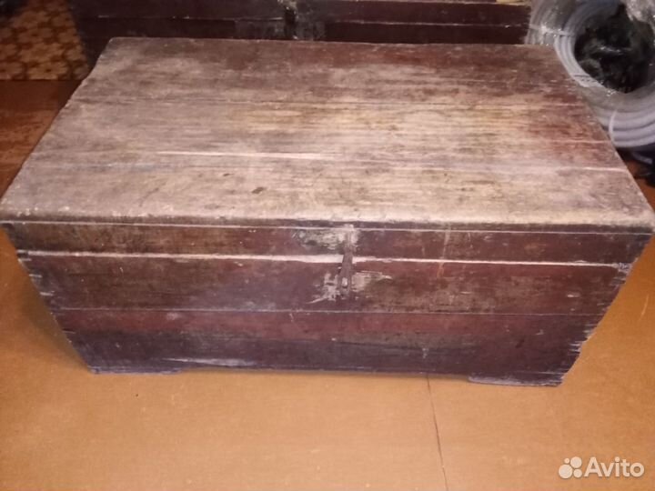 Сундук деревянный старый 89*52 *43