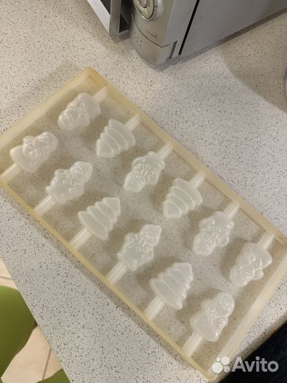 Новогодняя селиконовая форма