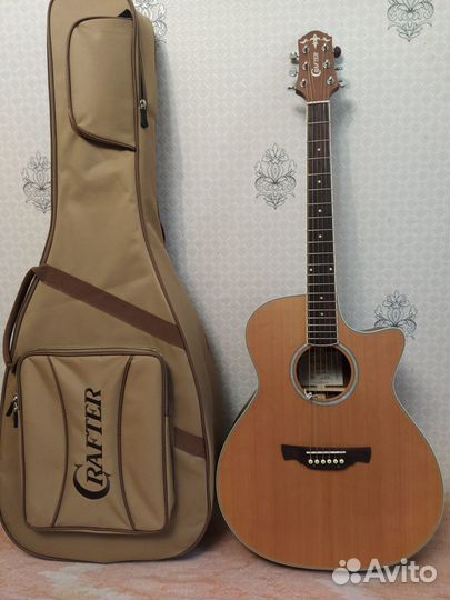Электроакустическая гитара Crafter GAE 7/NC+чехол