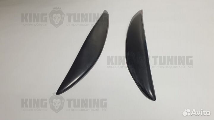 Реснички на фары Peugeot 206 (абс пластик)