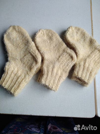 Носки и следки из шерстяной и акриловой нити