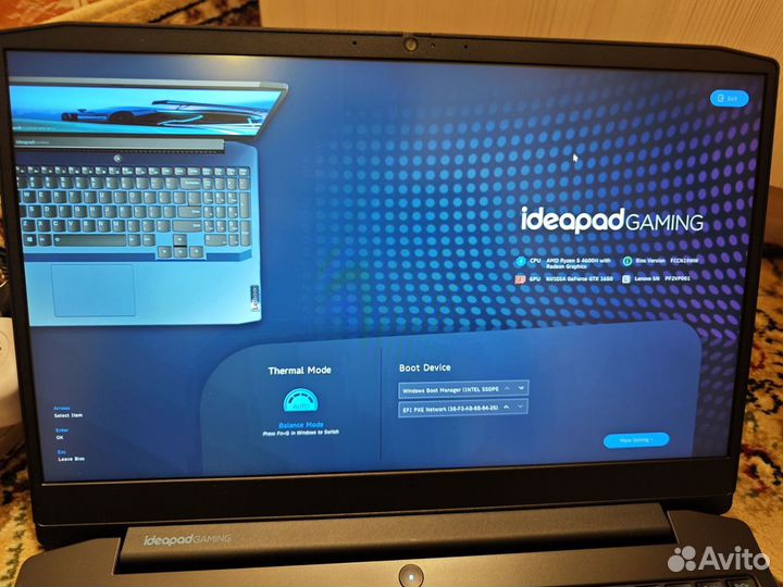 Игровой ноутбук Lenovo Ryzen 5 / 1650 Ti / 512 GB