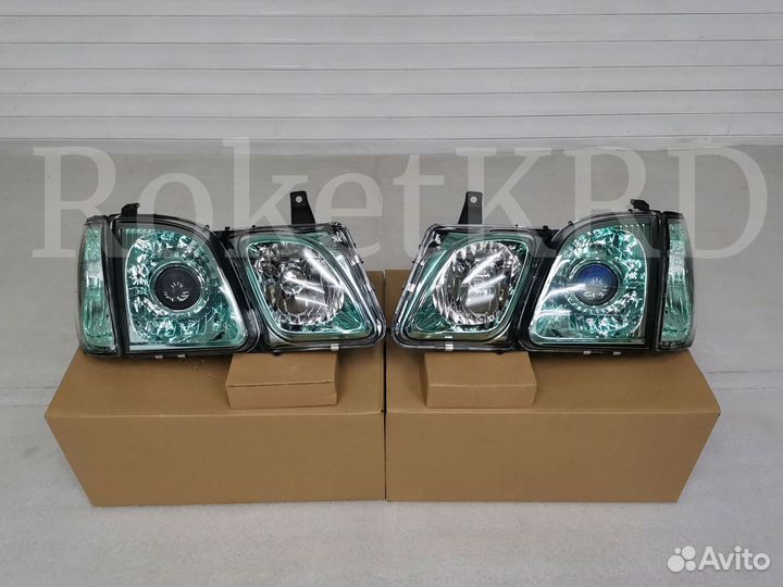 Фары + габариты Lexus LX 470 под ксенон