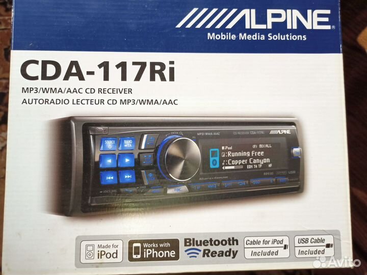 Автомагнитола alpine