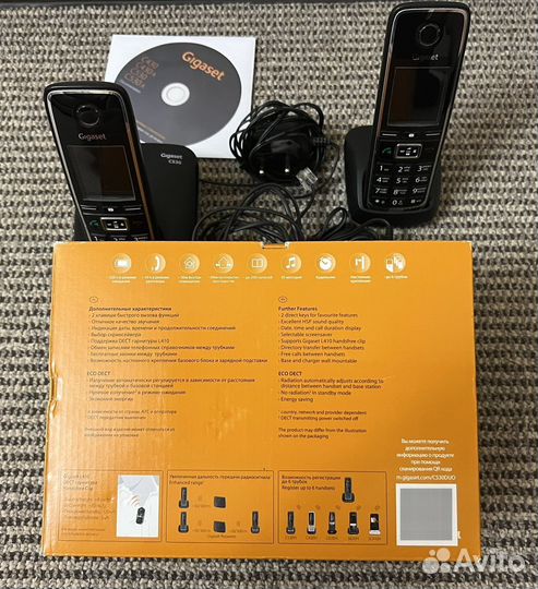 Телефон, радиотелефон Gigaset C530 duo