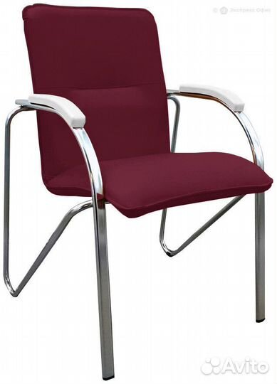 Конференц-кресло Самба беленый дуб плюс