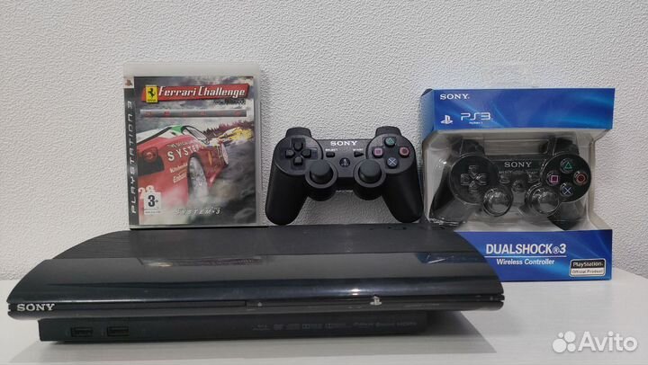 Sony PS3 Super Slim прошит с играми