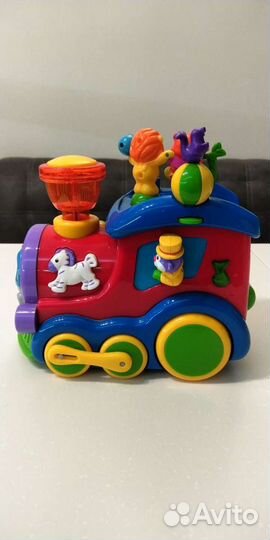 Музыкальный паровоз для развития малышей
