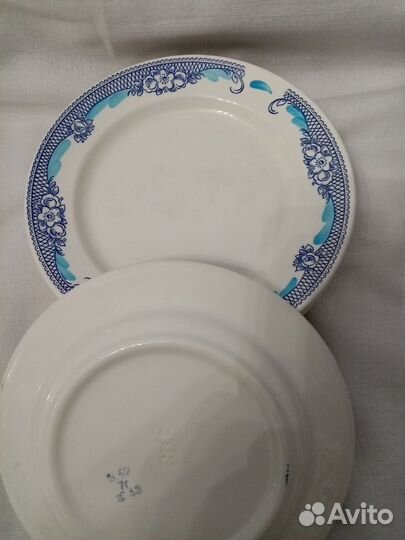 Тарелки канаково, дулево, ГДР времён СССР