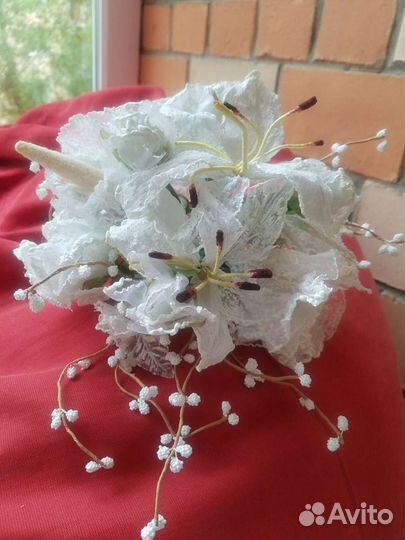 Букет свадебный, искусственный