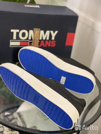 Модные Кожаные Кеды Tommy Jeans раз 43Eu