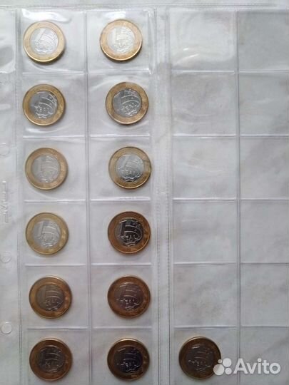 1 реал Бразилия Олимпиада набор биметалл