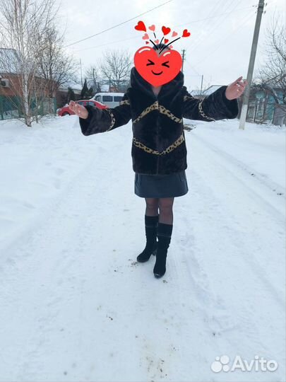 Мутоновый полушубок