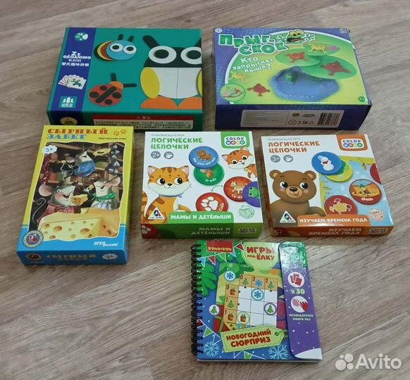 Детские настольные игры и головоломки