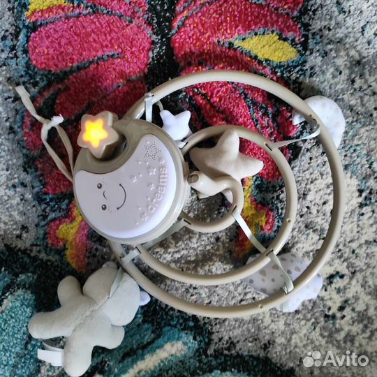 Музыкальный мобиль в кроватку, подарок погремушки