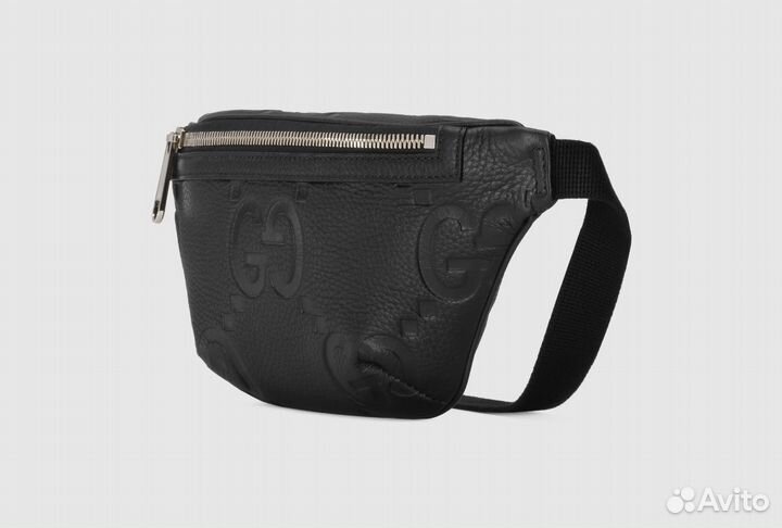 Gucci leather small belt bag monogram