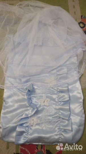 Конверт на выписку для мальчика весна лето