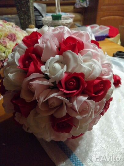 Букет цветов из мыла