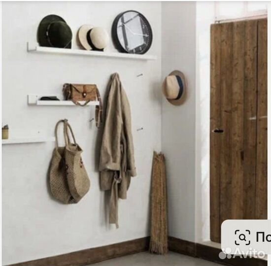 Полка настенная IKEA белая