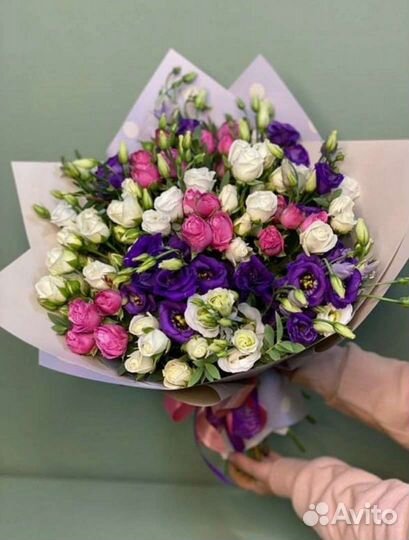 Цветы розы букет