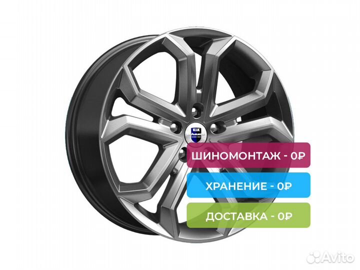 R19 5x112 8,5J ET48 D66,6 К&К Пандора (кс466) Дарк