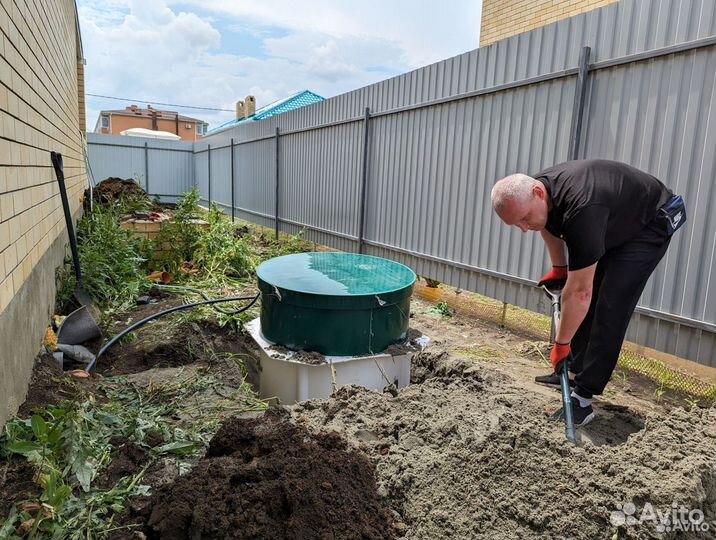 Установка септика под ключ