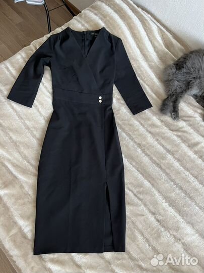 Платье love republic 42 черное футляр