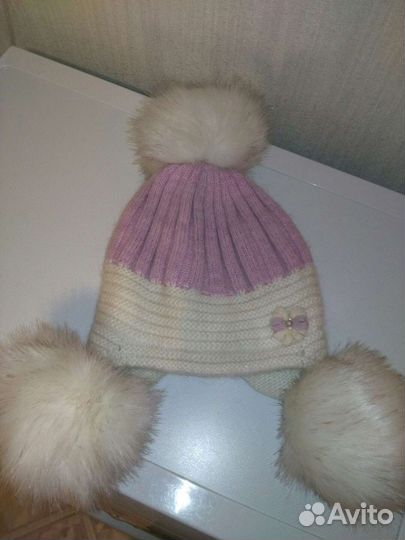 Шапка зимняя для девочки