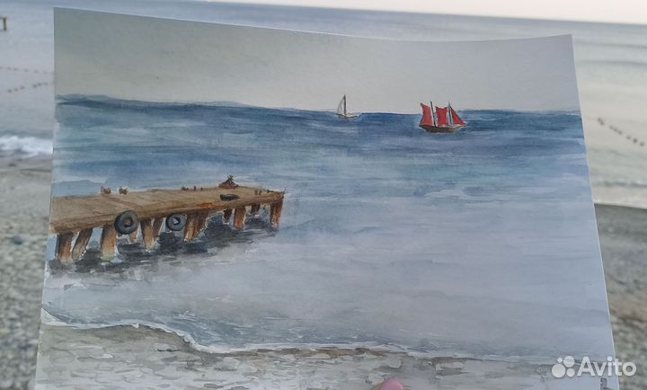 Картины акварелью на заказ