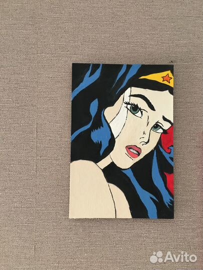 Панно. Марвел девушка супер- герой