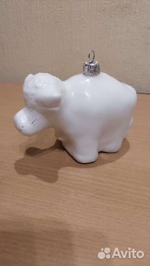 Елочная игрушка фабрики Ариель заготовка бычок