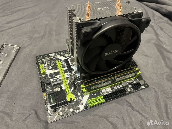 Мат плата + процессор + оперативка