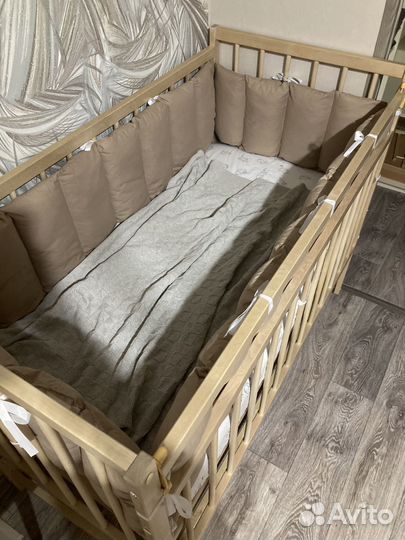 Бортики в детскую кроватку