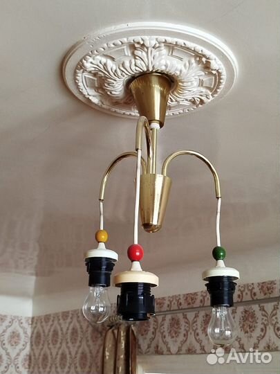 Люстра потолочная бу