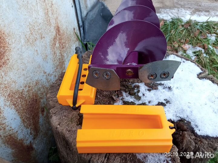 Шнек Nero130 с адаптером для ледобура