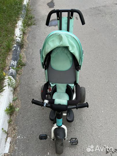 Велосипедс родительской ручкой