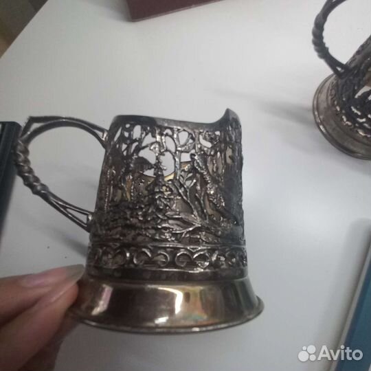 Подстаканник серебро