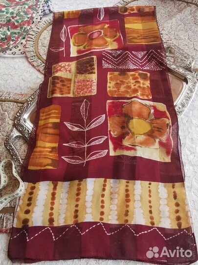 Винтажный стильный шарф Италия