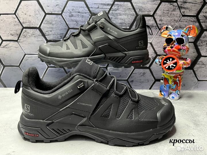 Кроссовки Salomon Ultra 04 черные термо