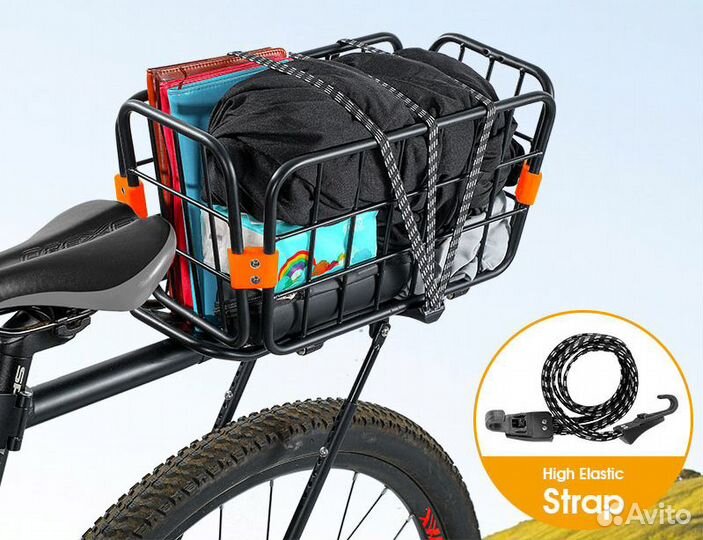 Корзина-багажник для велосипеда 50кг. 18л