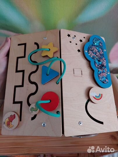 Бизиборд домик