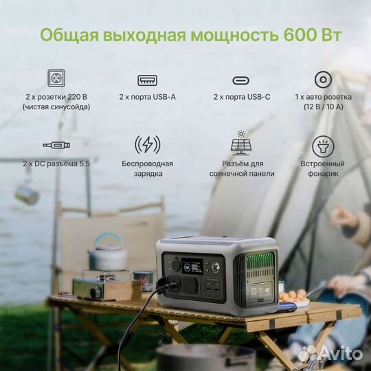 Кемпинговый Мощный повербанк Allpowers R600