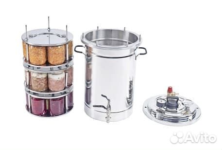 Автоклав Булат 25 литров, нержавеющая сталь