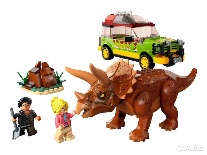 Lego Jurassic World Лего 76959 Поиски трицератопса