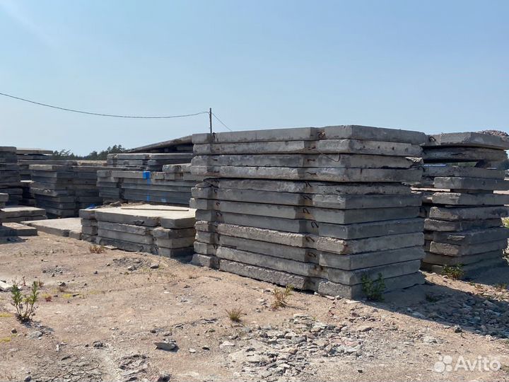 Дорожные плиты бу 3х1.75