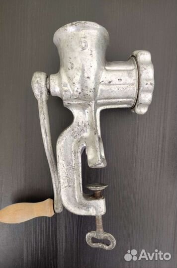 Мясорубка СССР чугунная