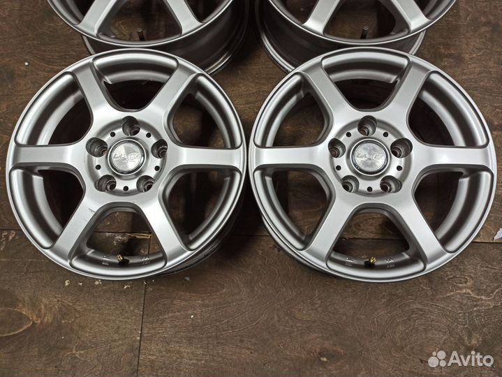 Диски 15 5х114,3 ET43 темные из Японии