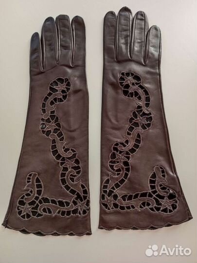 Перчатки женские кожаные Sermoneta Gloves р. 8